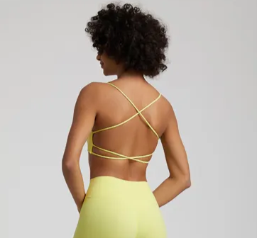 Cross Backless Bra Set