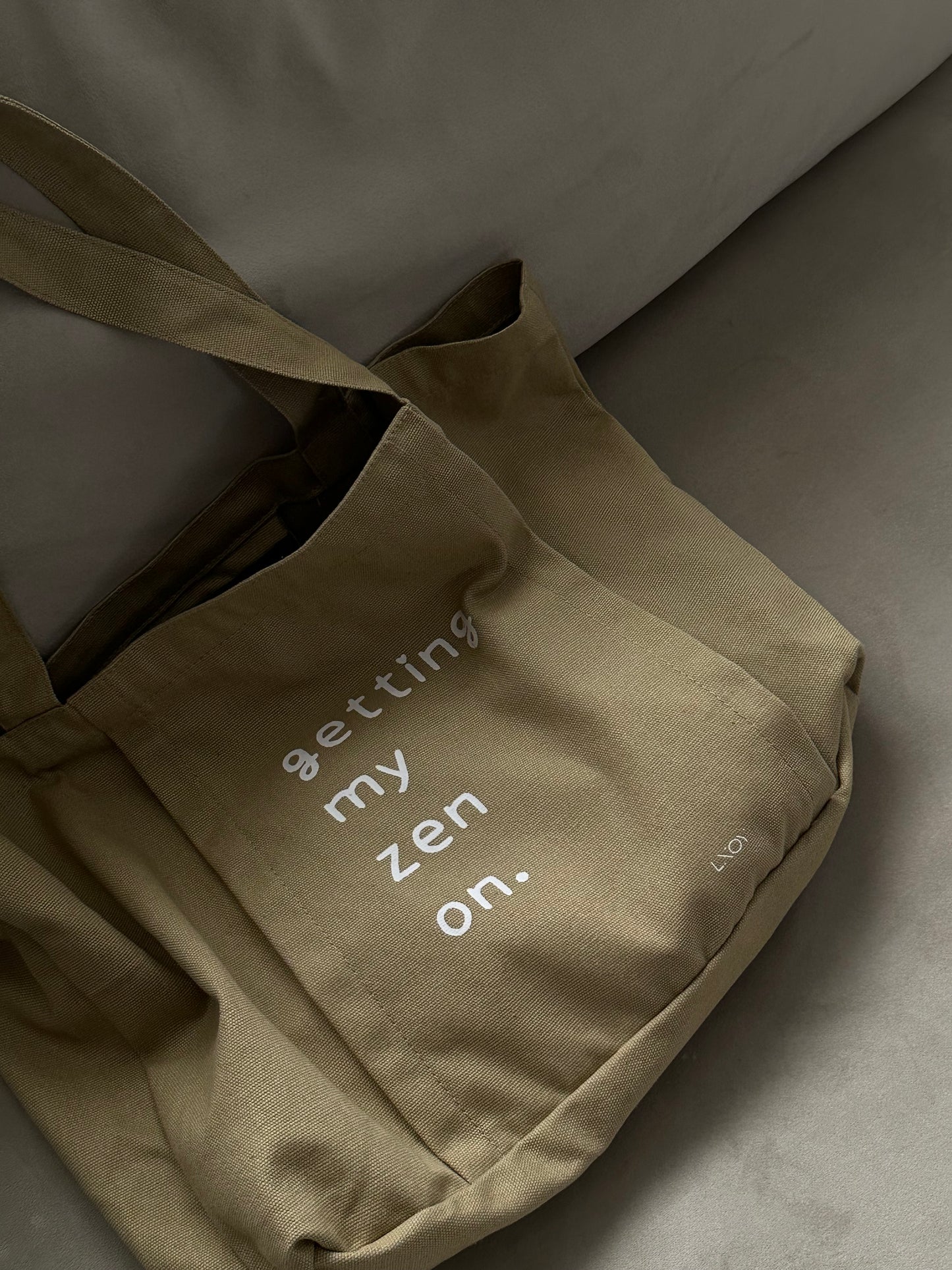 getting my zen on tote