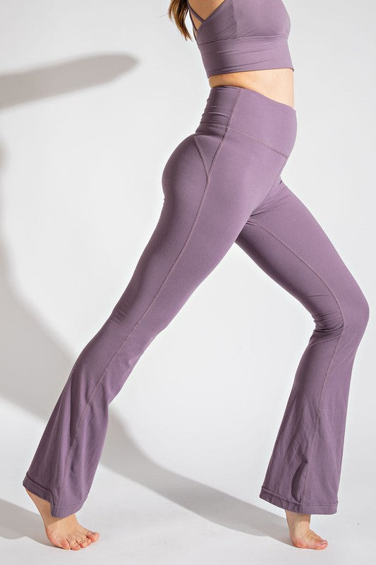 High Waist Butter Flared Yoga Pants