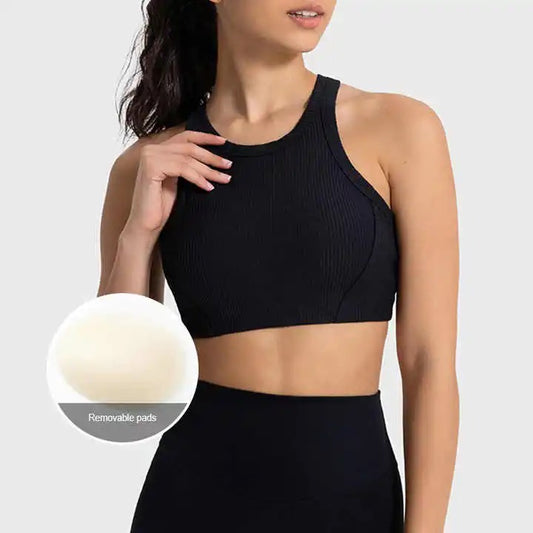 Seamless High Neck Bra