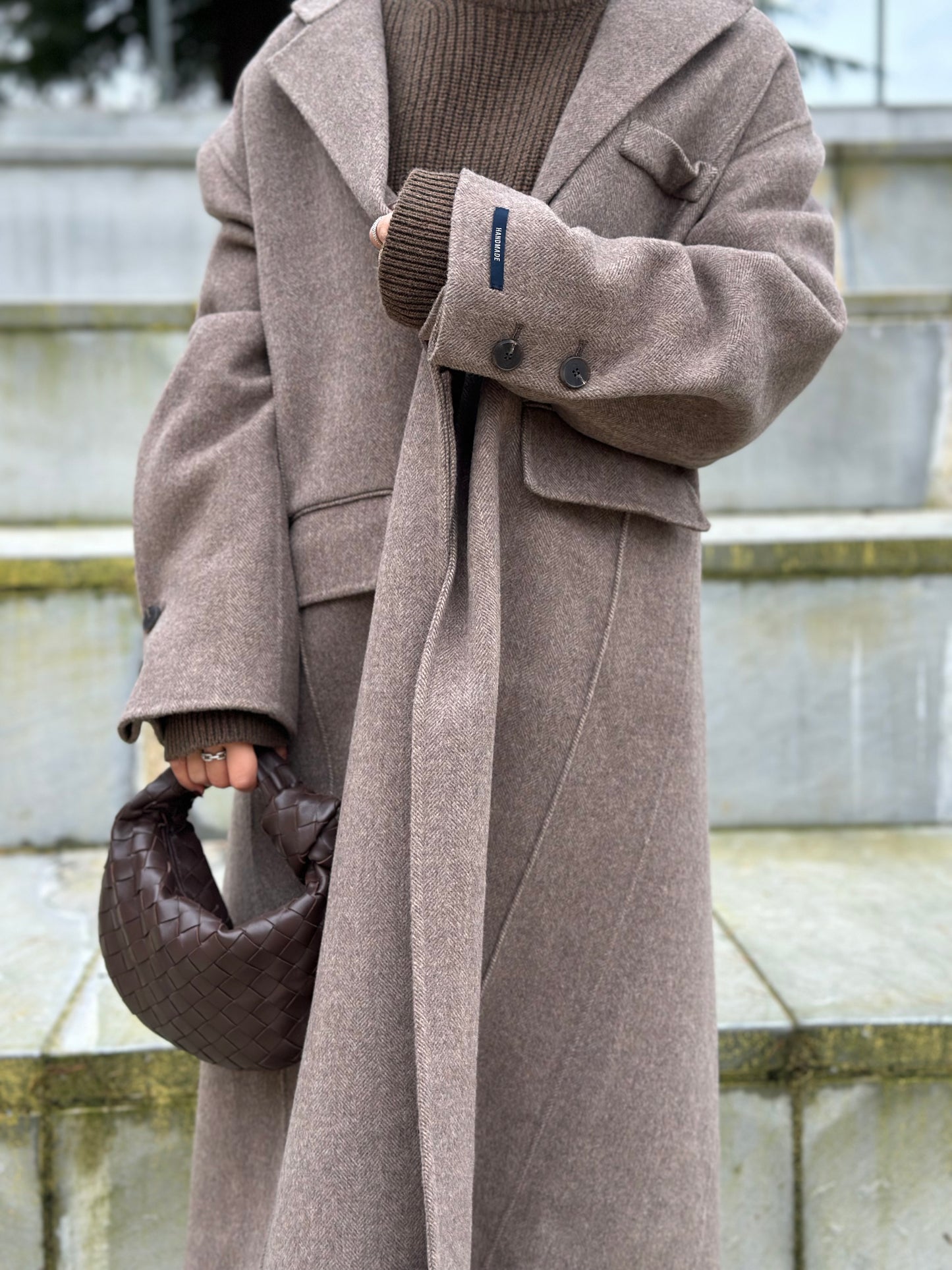 Handmade Cashmere and Wool Coat