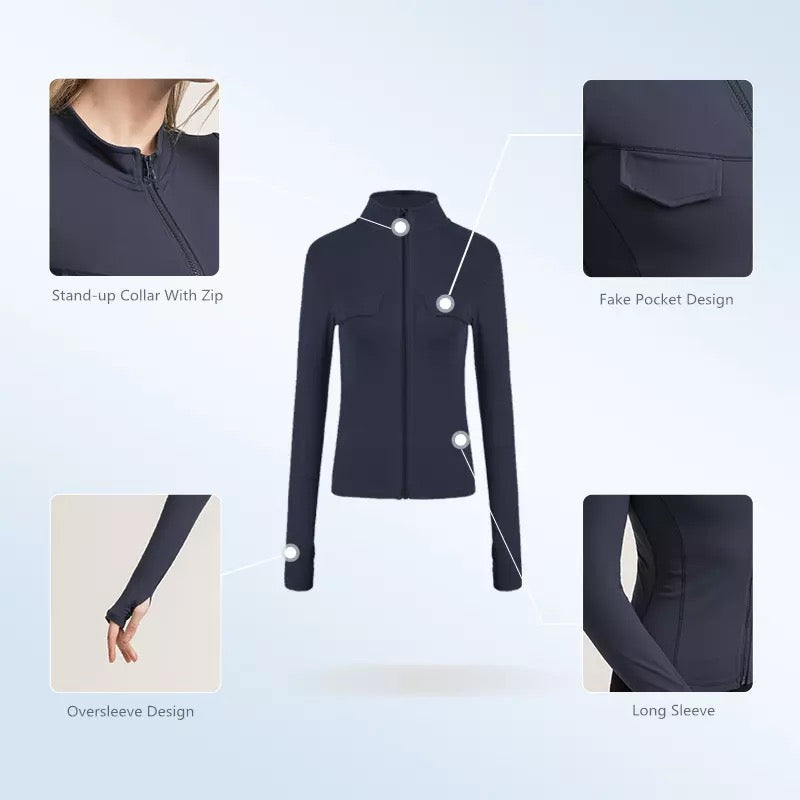 Tight Long Sleeve Casual Jacket