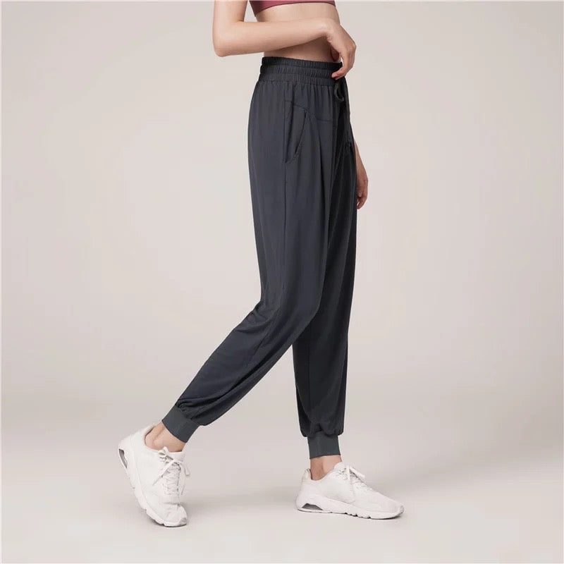 Tie Leg Organic Cotton Yoga Pants