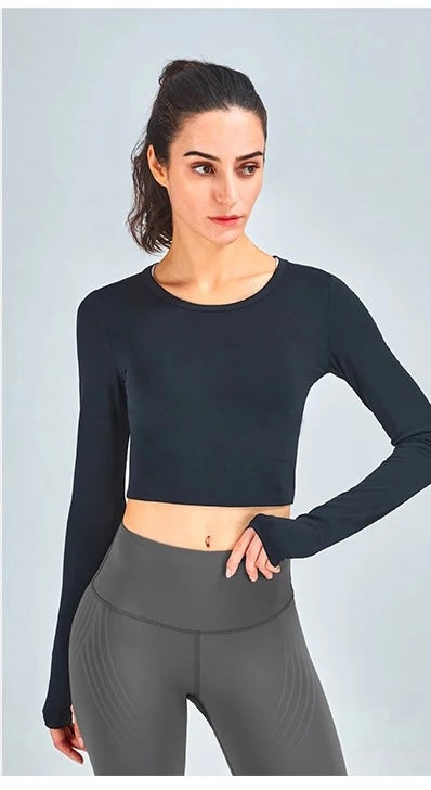 Long Sleeve Crop Top