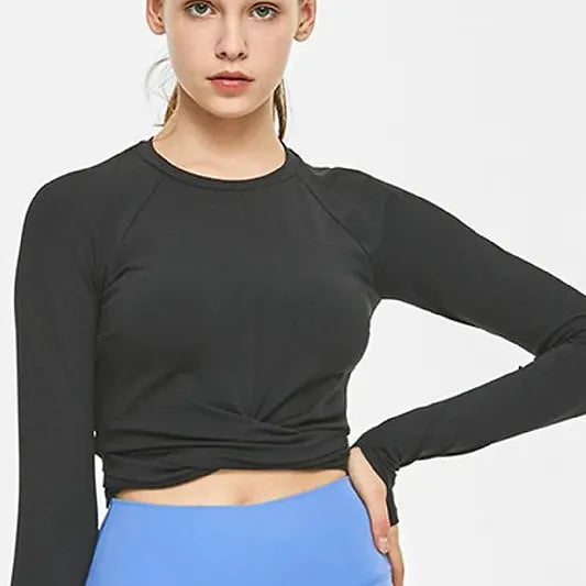 Soft Touch Twist Crop Top